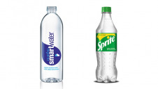 The new Sprite bottles will be rolled out by September, with the SmartWater bottles to follow